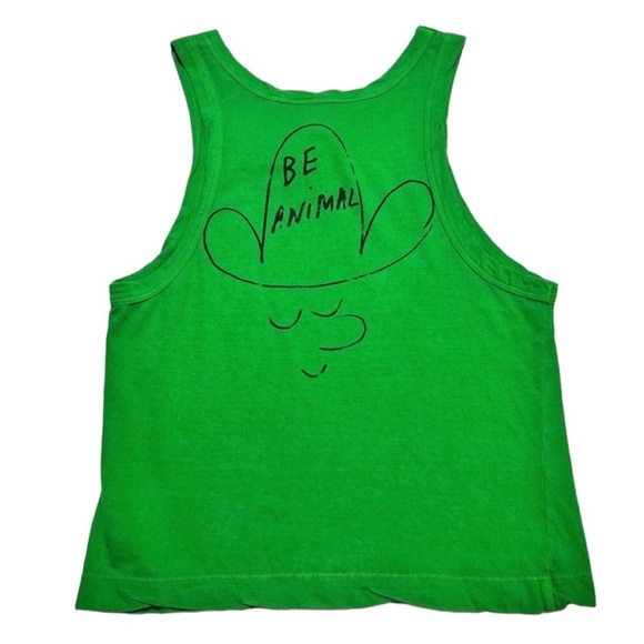 Kids The Animal Observatory Be Animal Green Tank Top - Picture 3 of 11